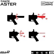 Fucile elettrico RRA SA-E25 Carbine Edge 2.0™ Black Specna Arms® (spe-01-030878)