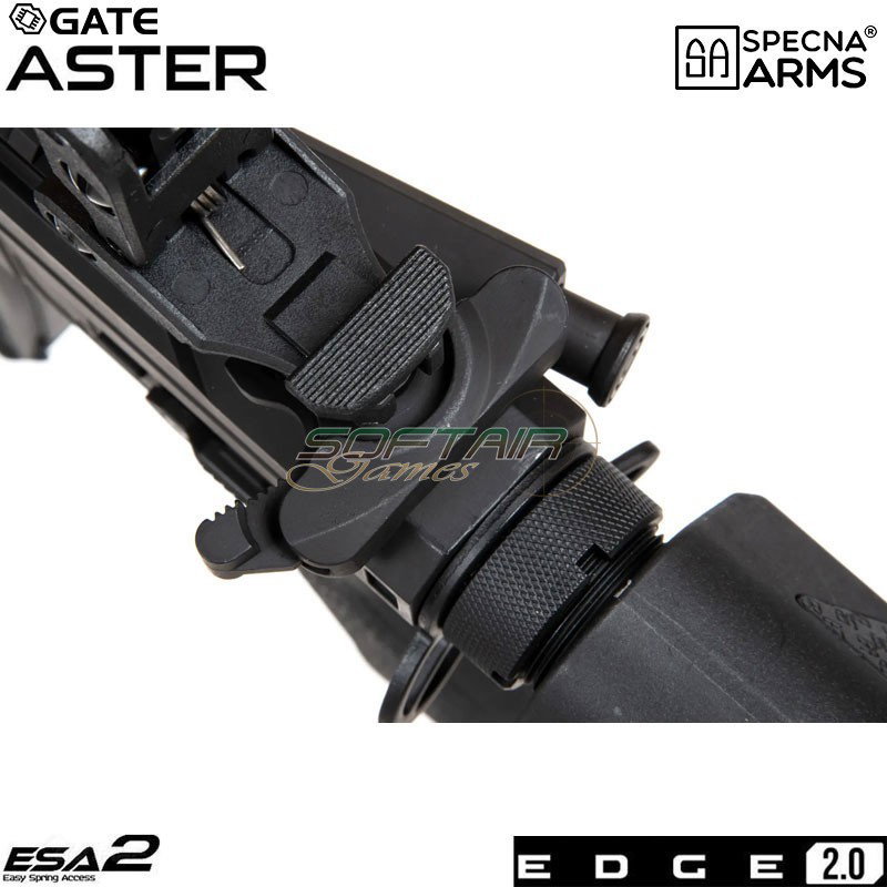 Fucile elettrico SA-E09-RH Edge 2.0™ Carbine Black Heavy Ops Stock Specna Arms® (spe-01-033913)