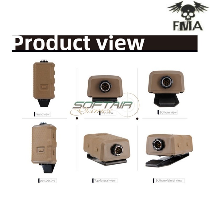 Fcs amp v20 ptt kit comtac3 KENWOOD black fma (fma-tb-fcs-013-bk-k)