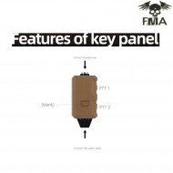 Fcs amp v20 ptt kit comtac3 KENWOOD black fma (fma-tb-fcs-013-bk-k)