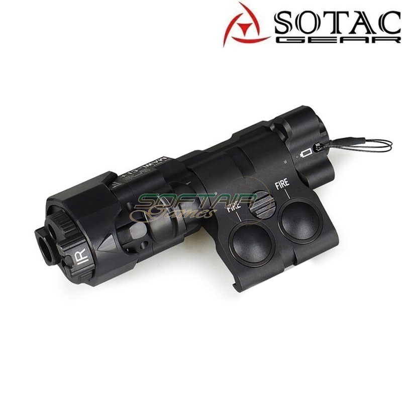 MAWL-C1 CNC Green Laser + IR + Flashlight BLACK Sotac (sg-mawl-c1-cnc-bk)