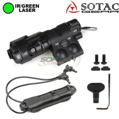 MAWL-C1 CNC Green Laser + IR + Flashlight BLACK Sotac (sg-mawl-c1-cnc-bk)