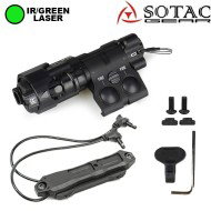 MAWL-C1 CNC Laser Verde + IR + Torcia Black Sotac (sg-mawl-c1-cnc-bk)