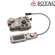 Zen "PERST- 4" Style Green Lasers + IR Combined Device DARK EARTH sotac (sg-jgq-4-de)