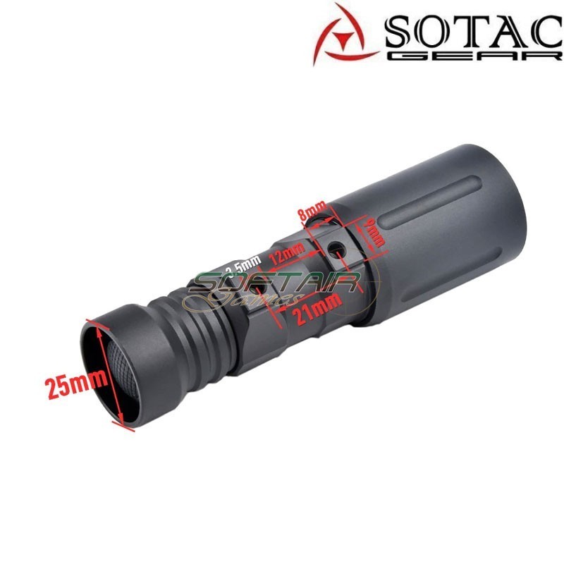 Torcia PLHv2 Short Mod Style DARK EARTH Sotac (sg-sd-088-de)