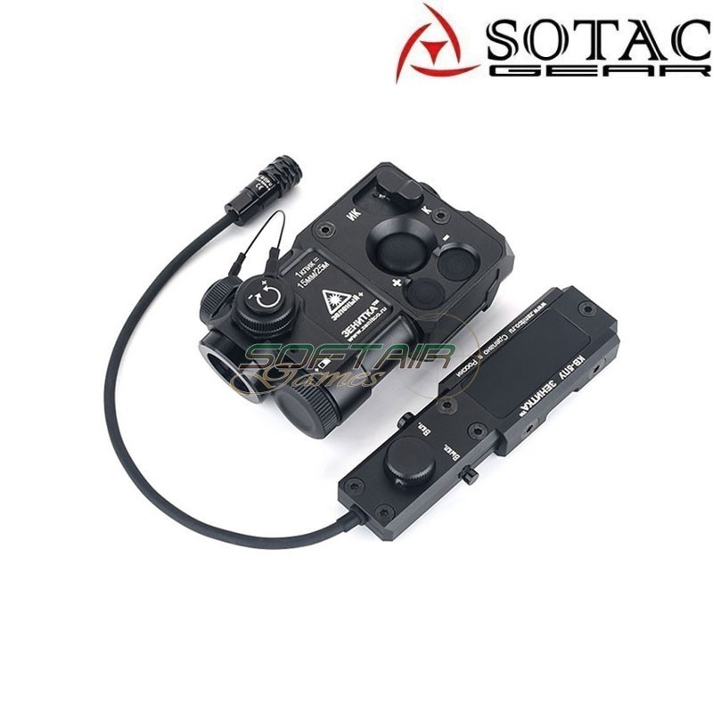 Zen "PERST- 4" Style Green Lasers + IR Combined Device NERO sotac (sg-jgq-4-bk)