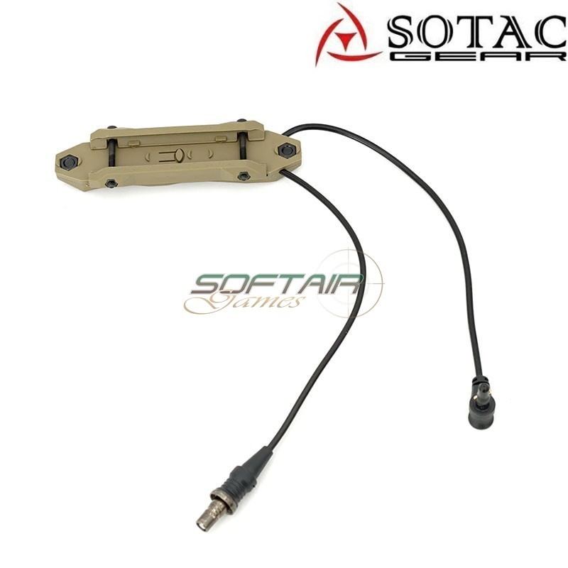 Cavo remoto Dual Switch per MAWL-C1 e SF Plug DARK EARTH Sotac (sg-sw-5-de)