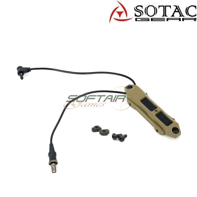 Cavo remoto Dual Switch per MAWL-C1 e SF Plug DARK EARTH Sotac (sg-sw-5-de)