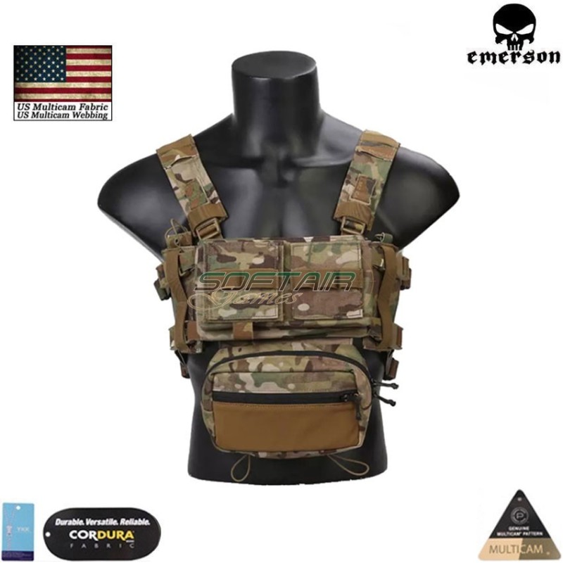 Micro MK3 Chest Rig MULTICAM® Genuine Usa emerson (em2961mc)