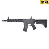 Fucile Elettrico M4 Platinum Tracer QBS LC Style 10" NERO Cyma (cm068m-10)