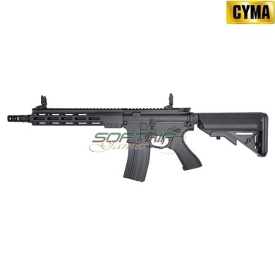 Fucile Elettrico M4 Platinum Tracer LC Style 10.5" NERO Cyma (cm06r-10.5)
