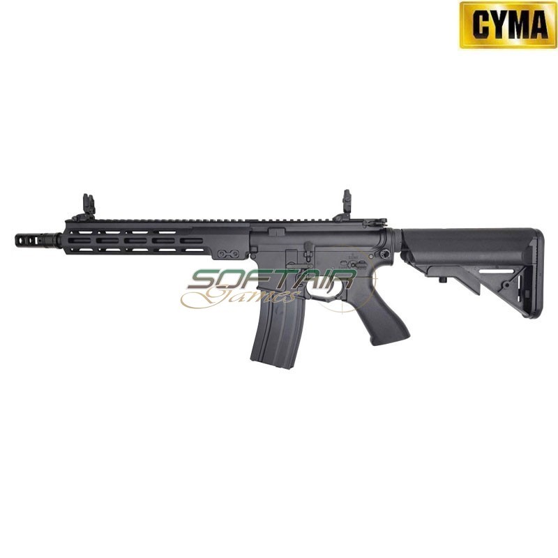 Fucile Elettrico M4 Platinum Tracer LC Style 10.5" NERO Cyma (cm06r-10.5)