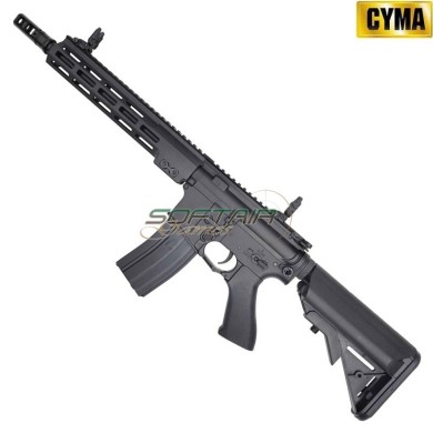 Fucile Elettrico M4 Platinum Tracer LC Style 10.5" NERO Cyma (cm06r-10.5)