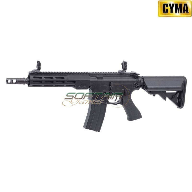 Electric Rifle M4 Platinum Tracer LC Style 8.5" BLACK Cyma (cm006r-8.5)