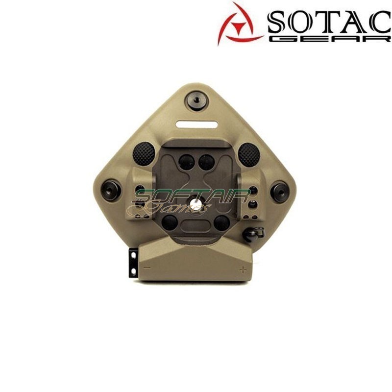 Mount Elmetto Universal Shroud-Light DARK EARTH Sotac (sg-mgy-03-de)