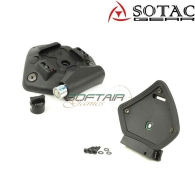 Mount Helmet Universal Shroud-Light BLACK Sotac (sg-mgy-03-bk)