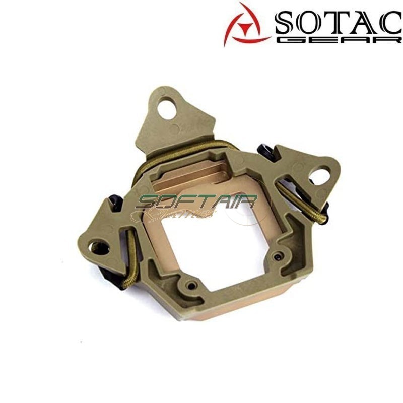 Mount Elmetto OPC Style Shroud DARK EARTH Sotac (sg-mgy-003-de)
