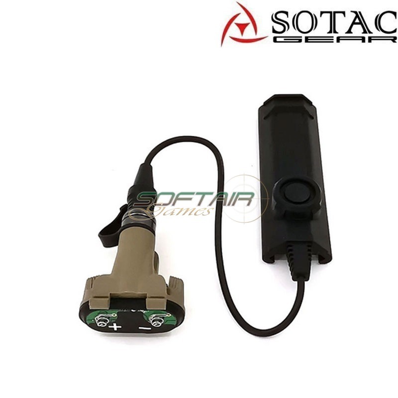 Cavo remoto Dual Switch per X300/X400 DARK EARTH Sotac (sg-sw-1-de)
