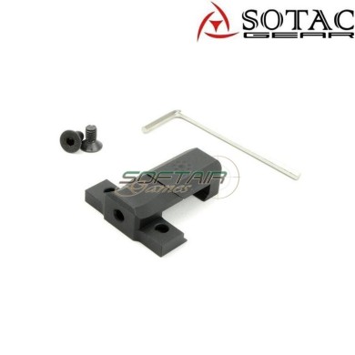 Tactical Side Scout Mount 20mm Weaver NERO per M600 Sotac (sg-jq-089-bk)