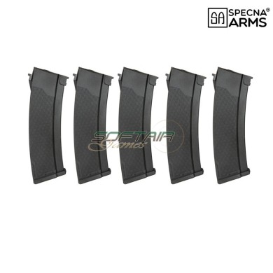 Set 5 Caricatori S-Mag Monofilari polimero 175 Bb BLACK per AK Specna Arms® (spe-05-032794)