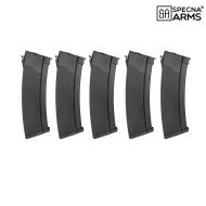 Set 5 Caricatori S-Mag Monofilari polimero 175 Bb BLACK per AK Specna Arms® (spe-05-032794)