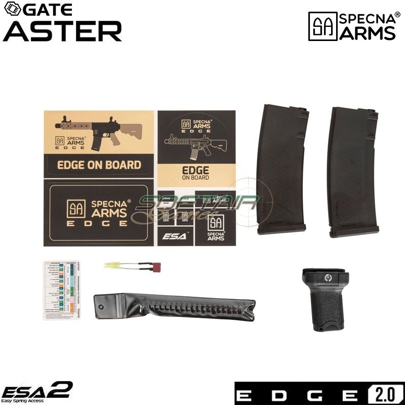 Fucile elettrico sa-e12 m4 short keymod carbine edge 2.0™ NERO specna arms® (spe-01-028014)