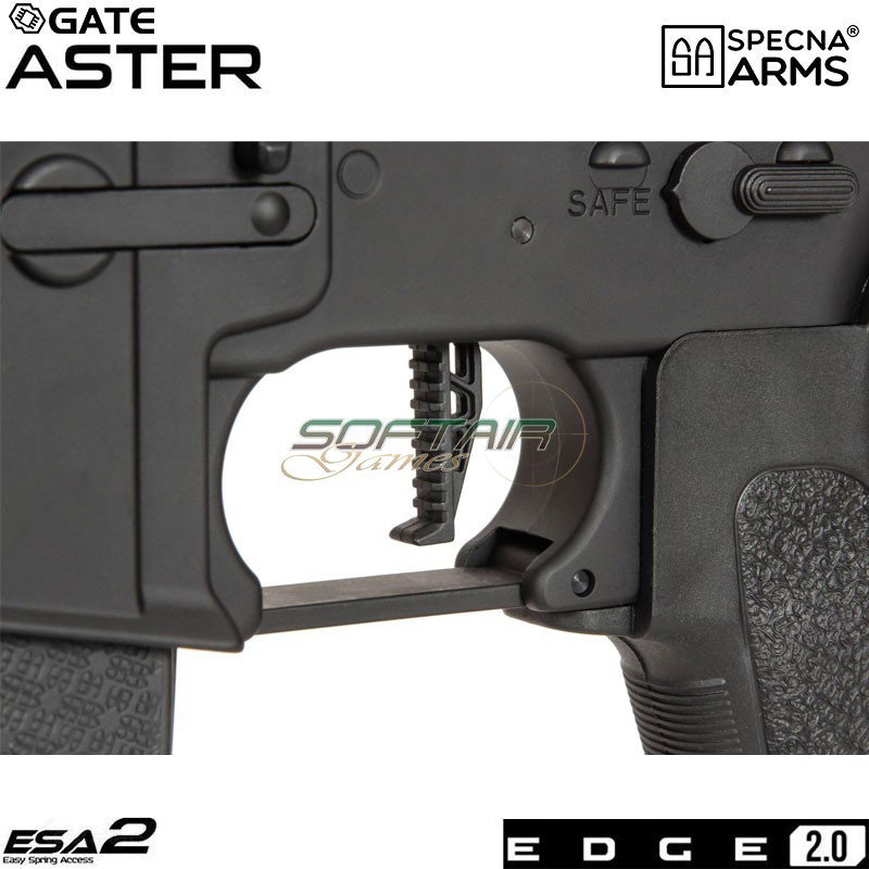 Electric rifle sa-e12 m4 short keymod carbine edge 2.0™ BLACK specna arms® (spe-01-028014)