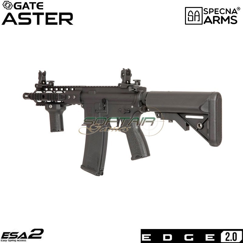 Fucile elettrico sa-e12 m4 short keymod carbine edge 2.0™ NERO specna arms® (spe-01-028014)