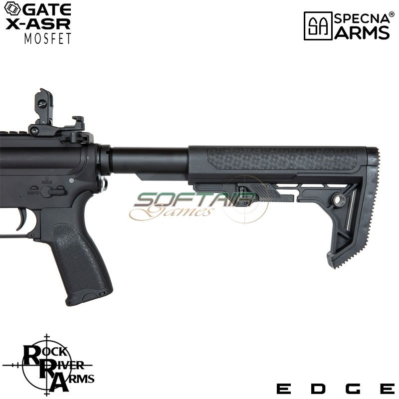 Electric Rifle SA-E08 Edge™ RRA M4 Keymod Carbine Replica BLACK Specna Arms® (spe-01-033911)