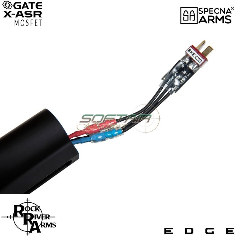 Electric Rifle SA-E08 Edge™ RRA M4 Keymod Carbine Replica BLACK Specna Arms® (spe-01-033911)