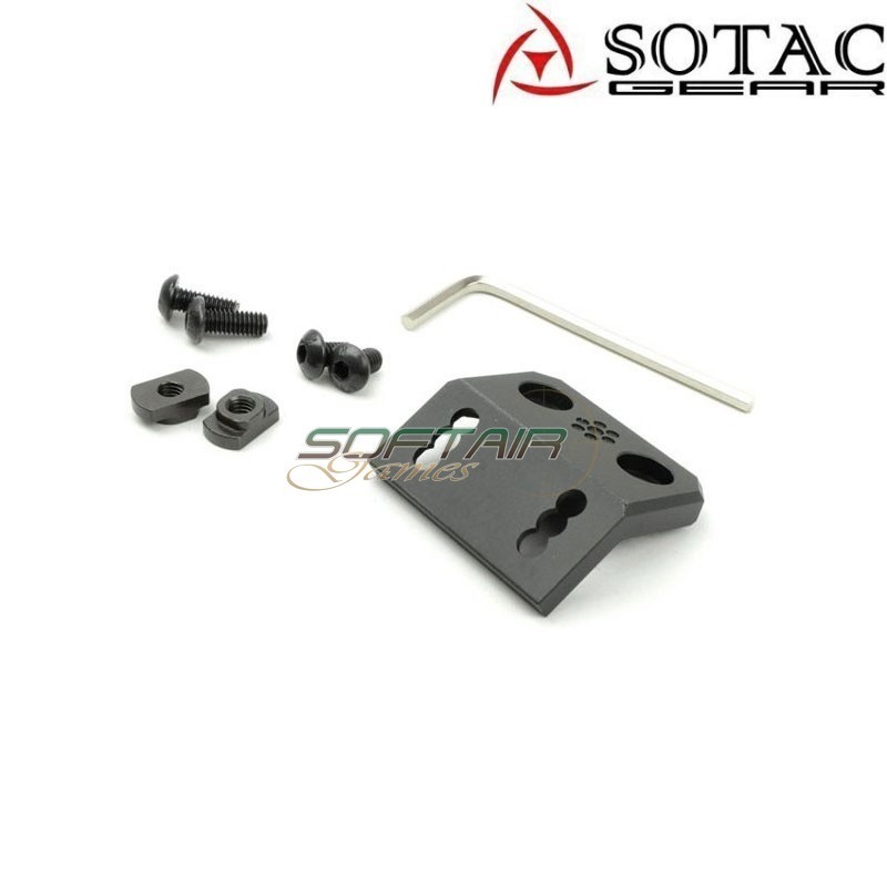 Tactical Side Scout Mount LC Weaver BLACK for M300/M600 Sotac (sg-jq-087-bk)