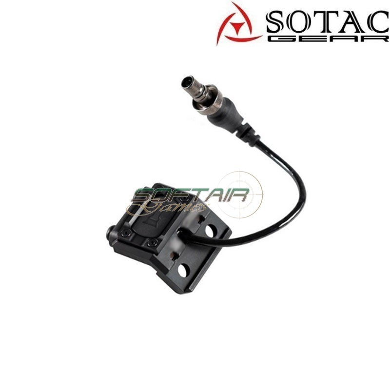 MOD-A BLACK tactical button SF Plug BLACK for flashlight Sotac (sg-mod-a-bk)