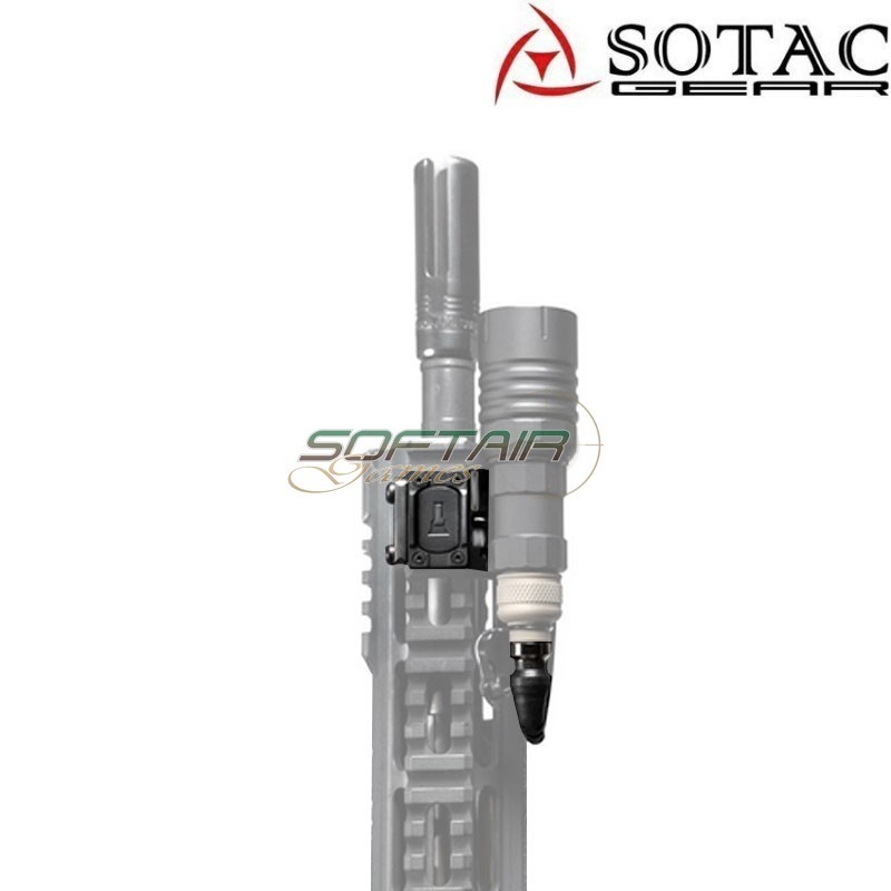 MOD-A bottone tattico SF Plug NERO per torcia Sotac (sg-mod-a-bk)