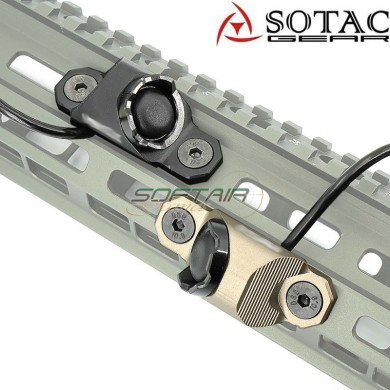 MOD-C tactical button SF Plug BLACK for flashlight Sotac (sg-mod-c-bk)