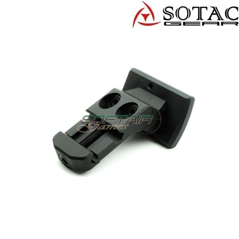 T2 / RMR offset mount BLACK for weaver 20mm Sotac (sg-jq-095-bk)