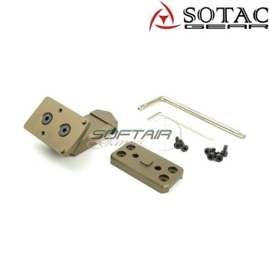 T2 / RMR offset mount DARK EARTH for weaver 20mm Sotac (sg-jq-095-de)