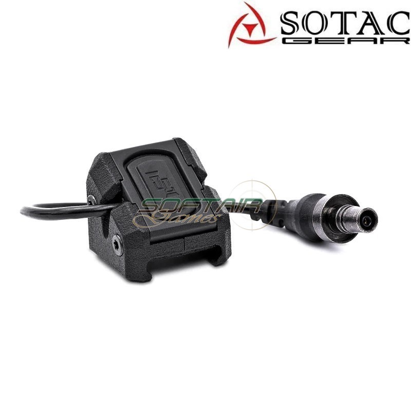 MOD-E tactical button SF Plug BLACK for flashlight Sotac (sg-mod-e-bk)