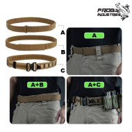 Cintura knight ron. style tattica NERA frog industries® (fi-ba28-bk)