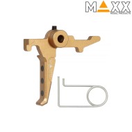 CNC Aluminum Style E Advanced Trigger DARK EARTH per MTW Maxx Model (mx-trg010seg)
