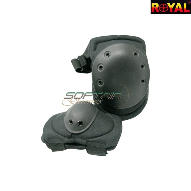 Set Ginocchiere / Gomitiere BLACK Royal (g1-bk)