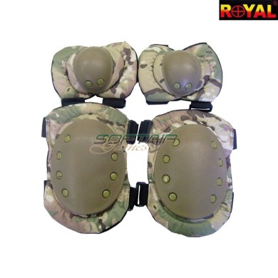 Set Knee / Elbow Pad MULTICAM Royal (g1-mc)