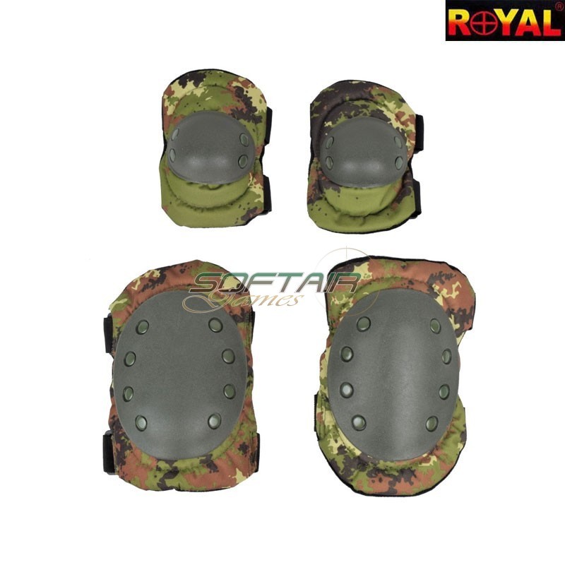 Set Ginocchiere / Gomitiere VEGETATO Royal (g1-tc)