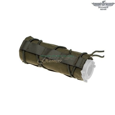 Cover for silencer 14cm OLIVE DRAB Invader Gear (ig-34787-od)