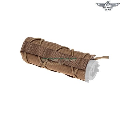 Cover for silencer 14cm COYOTE BROWN Invader Gear (ig-34788-cb)