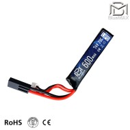 Lipo Battery Mini Tamiya Connector 7.4v X 600mah 20c Stick Type Bluemax-power® (bmp-7.4x600-stick)