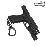 Keychain GLK. style Flashlight BLACK Frog Industries® (fi-woac31-bk)