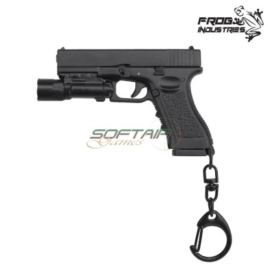 Keychain GLK. style Flashlight BLACK Frog Industries® (fi-woac31-bk)