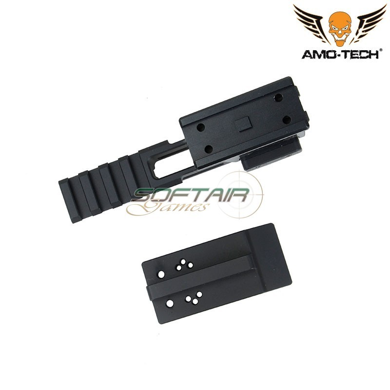 Optic mount  estensione 2.26 NERA Amo-tech® (amt-mt-001-bk)
