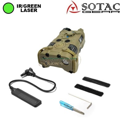 L3-NGAL Green laser + IR Laser + Flashlight DARK EARTH Sotac (sg-sjgq-5-de)