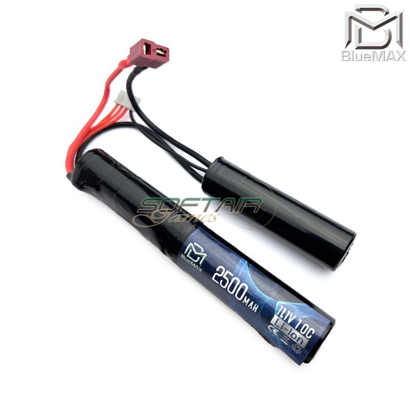 Batteria Li-ion Connettore Deans 11.1v X 2500mah 10c CQB Type Bluemax-power® (bmp-11.1x2500-ds-cqb)